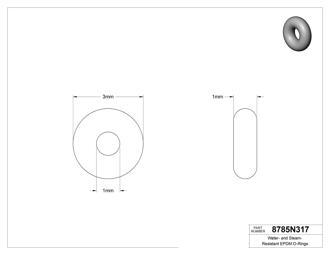 Technical drawing - 8785N317